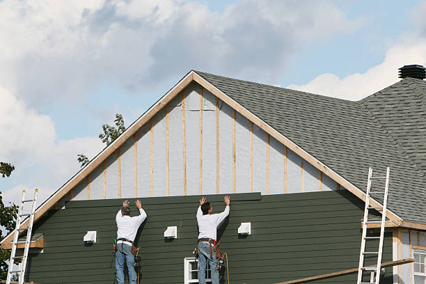 Professional Vinyl Siding technician working in Estes Park, CO